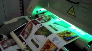 OKI pro510DW with Kompac EZ Koat UV Coating Applicator