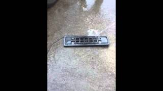 Рамка перевертыш пластик 9 License plate flipper - changer