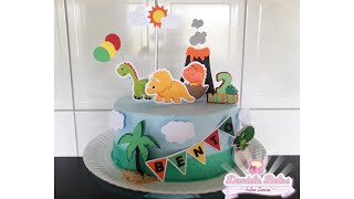 BOLO MÊSVERSÁRIO DINOSSAUROS BABY
