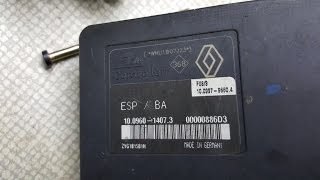 Renault Laguna 2 - Wymiana pompy ABS ESP + przyuczanie