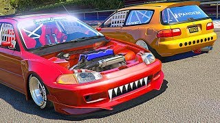 Honda Civic EG6 Pandem / GTA 5 Civic Wide Body Mods