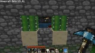 Minecraft Tech - Cactus Spider Trap