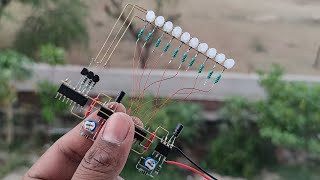 Amazing RGB 4 pin LED Chaser Light Circuit [Common Anode]