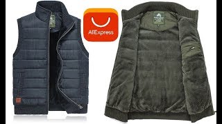 Жилетка с AliExpress . Мужская жилетка JEEP с мехом . Men's Vest JEEP