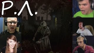 "Реакции Летсплейщиков" на Нападение Медсестры из Dead by Daylight