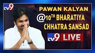 JanaSena Pawan Kalyan at 10th Bharatiya Chhatra Sansad LIVE  | Indian Student Parliament - TV9