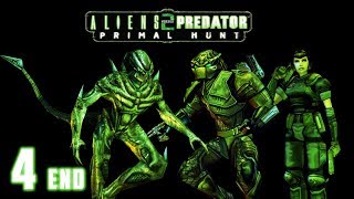 Aliens vs. Predator 2: Primal Hunt - Predator Walkthrough Part 4 [ENDING] - Emergency