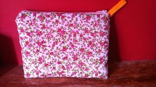 Corte e costure uma necessaire (em poucos minutos)