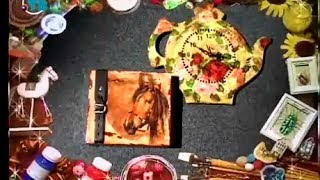 Декупаж. В технике "шебби шик" и "патинирование" декорируем часы и шкатулку. Мастер класс