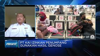 KAI Izinkan Penumpang Kereta Jarak Jauh Gunakan Hasil GeNose