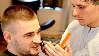 Colin Farrell men's hair buzz cut - tutorial on how get the famous hollywood hairstyle