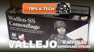 VALLEJO WAFFEN SS CAMO PAINT SET #70.180 UNBOXED