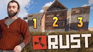 RUST - СТРОИМ 3 ДОМА В 1 БОЛЬШОЙ! 99% АНТИРЕЙД #24