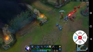 League Of Legends Test Gameplay on Android - LiquidSky (60fps)