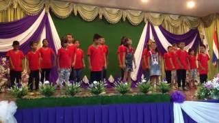 God with me in the deep see, Kids dancing, Worship song