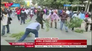 Raila Odinga leads Cord protesters in the first non-violent Anti IEBC protest in Nairobi's CBD
