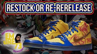 Nike SB Dunk High Finnigan Mooney 15th Anniversary Doernbecher 2019 Restock or Re-Release?