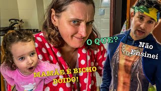 A BEBÊ FALOU QUE A MAMÃE É BICHO DOIDO! | Rotina de uma Família nas Europa ?‍?‍? ??