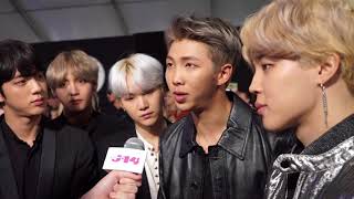BTS Interview at the American Music Awards 2017