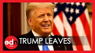 Trump Leaves White House for Final Time Ahead of Biden's Inauguration