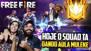 ?FREEFIRE AO VIVO!!SQUAD SÓ RANQUEADA CABULOSA PARTIU DESAFIANTE? #freefire #aovivo