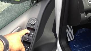 How to roll the windows up and down without a key on a Volkswagen