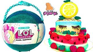ТОРТ! ЖЕМЧУЖНЫЙ ЛОЛ! И МИЛЛИОН! LOL PEARL SURPRISE! SQUISHY DIY CAKE СВОИМИ РУКАМИ | МАЙ ТОЙС ПИНК