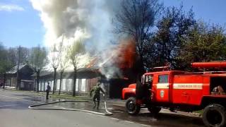 мой Торопец. пожар, на благо города!