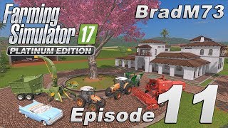 FARMING SIMULATOR 17 PLATINUM EDITION - Episode 11 - Courseplay & Creating New Fields!!