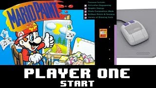 SNES Mouse and Mario Paint Gameplay and Review - Player One Start