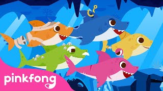 Tiburón Bebé Du Ru Du Ru en Halloween | Canciones de Halloween para niños | Pinkfong en español
