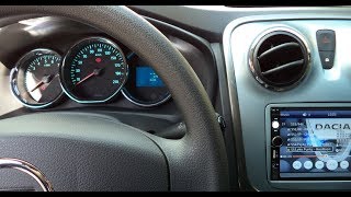 Dacia - led dashboard backlight - ice blue - Logan MCV II