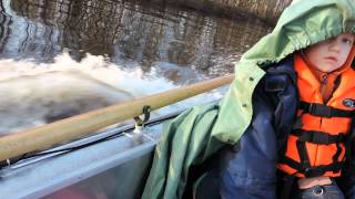 Wellboat 36+ямаха 9.9 (обкатка мотора)