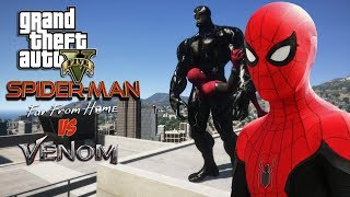 GTA 5 - SPIDER-MAN FAR FROM HOME VS VENOM (GTA 5 PC MODS)