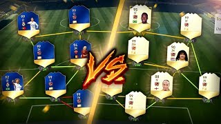 FIFA 17: FULL TOTS vs FULL LEGEND SQUAD! ??⚪️