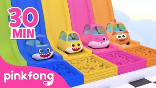 Bebé auto Bum-rrum-rrum | Aprende los Colores con Tiburón Bebé | Pinkfong Cuentos Infantiles