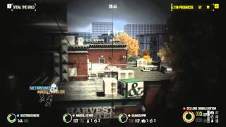Payday 2 Sniper Gameplay: Bank Heist