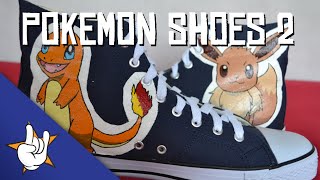 Pokémon Shoes - Eevee and Charmander
