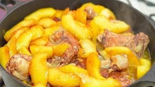 КУРИЦА С ЯБЛОКАМИ