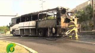 Guam Fire Department Investigating Cause of Tour Bus Fire