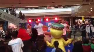 Rio 2 dancing in the mall