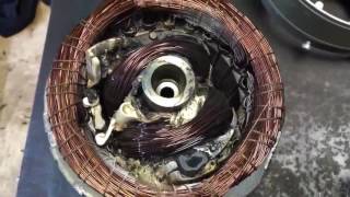 Перемотка статора и ротора генератора europower