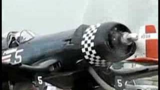 F4U Corsair starts up