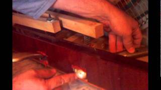 A repair deformed bent pedal of a upright piano. Как самостоятельно исправить гнутую педаль пианино