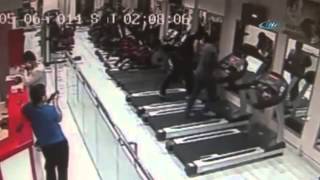 Spor yapan gencin ölüm anı kamerada