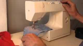 Sewing machine Швейная машина Pfaff Hobby 342 test джинс, кожа.