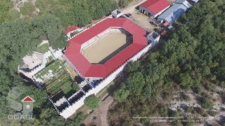 Аэросъемка рыцарского замка "Львиная голова" (с. Сукко)