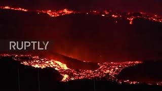 Spain: Lava hits residential, industrial buildings causing fires on La Palma