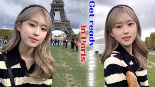 GRWM in Paris ‍ 파리에서 같이 준비해요 | 첫날부터 인종차별 당한 썰^^ | 유럽여행 현실 토크 | 인생템 가득한 메이크업 | get ready with me