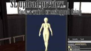 Poser 7 Walk Designer Import BVH to SL Problems...